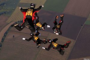 Formation Skydiving 4way