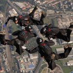 Formation Skydiving 4way