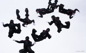 Formation Skydiving: 4way